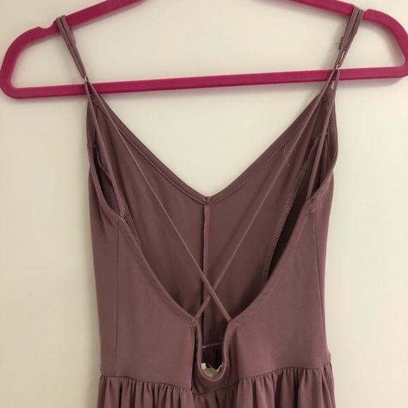 LA Hearts Mauve Romper - Picture 4 of 5